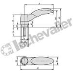 K0252.2051X15 MANETTE INDEXABLE ECO TA.2 M05X15 P