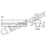 K0591.065117 INSERT FINITION LISSE 65X17 FORME A