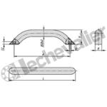 K0795.2500827 POIGNEE TUBULAIRE COMPACT ALU REVET