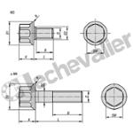K1327.08X60 VIS H HYGIENIC USIT M08X60 AC.INX 1