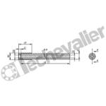 K2024.0150X5000 GAINE DE CÂBLE MIT INNENROHR, L=500