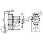 K0354.05 GOUPILLE DE POS. DEGAGE D1=8 ACIER