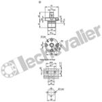 K1219.212 BROCHE PNEUMATIQUE D1=40 D=12 D2=24