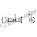 K1185.1041 CONE DE TRACTION POUR PINCES