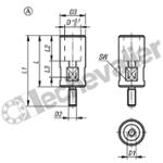 K0017.04035 DOUILLE GUID.VERIN BRID.FORME A