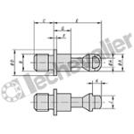 K0911.1516017 VIS DE SERRAGE B=M16 C=17 ACIER