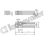 K0824.16132 CALES D'APPUI REGL.D=M16 H=32 ACIER