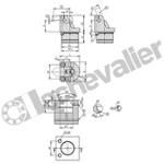 K1870.121304 ROTARY LEVER CLAMP PNEUMATIQUE DOUB