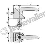 K1505.028 BOULON DE SERRAGE AVEC EQUERRE