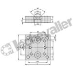 K1210.5050 BLOC D'ADAPTATION POUR PLAQUE D'ADA
