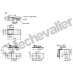 K0047.2420601 GRENOUILLERE REGLABLE, FORME:B ACIE
