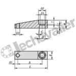 K1816.16 BRAS DE SERRAGE POUR BRIDE PIVOTANT