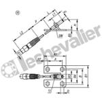 K1736.08111 CAPTEUR D'ETAT AVEC SUPPOR EMBASE