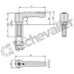 K0737.2061X20 MANETTE INDEXABLE PLATE TA.2 M06X20