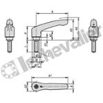 K1700.10684X30 MANETTE INDEXABLE T. 1 M06X30