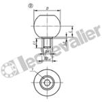 K1193.450 BILLE DE BRIDAGE POUR UNITE DE SERR