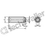 K0384.51040 VIS A BILLE ORIENTABLE SANS TETE M1