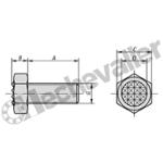 K0386.24162 INSERT A PICOTS SIX PANS M16X50 ACI