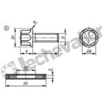 K1595.042X10 VIS + RONDELLE D'ETANCHEITE M04X10