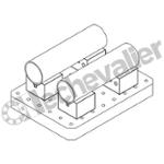 K0819.60016063 PRISME VERTICAL ACIER DE TRAITEMENT