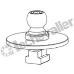 K1189.5018 KIT DE FIXATION POUR RAINURE EN TE