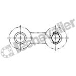 K0354.05 GOUPILLE DE POS. DEGAGE D1=8 ACIER
