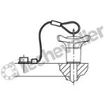 K0367.2300 CORDE DE MAINTIEN L=300, FORME:C AC