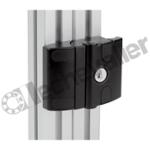 K1496.100561 VERROU A LOQUET FORME A ALUMINIUM