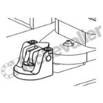 K1870.121304 ROTARY LEVER CLAMP PNEUMATIQUE DOUB