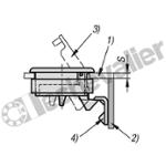 K1651.2012356033 VERROU A DECLIC ESCAMOTABLE