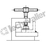 K0756.112X80 VIS A BROCHE BROCHE FIXE M12 ACIER