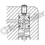 K0383.12460 VIS A BILLE ORIENTABLE SANS TETE,