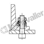 K0794.10 ECROU A BOUT CUVETTE M10, SW=17