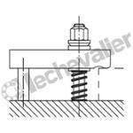 K1554.18 RESSORT DE COMPRESSION LO=400 ACIER