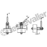 K1919.12110X35 ANNEAU LEV. BROCHE AUTO. D1=10, L1=