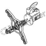 K1510.75100 SUPPORT D'ECRAN PLAQUE DE CONNEXION