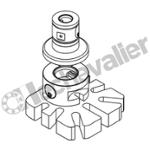 K1423.1251 AD.REDUCTEUR 5 AXES UNILOCK