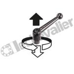 K0116.1051X35 MANETTE INDEXABLE TA.1 M05X35 ZINC,