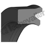 RS90 105/3 - 90X105X11.50 JOINT DE TIGE PU 95SH